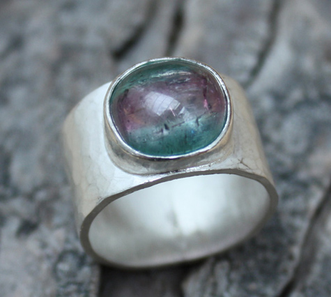 classic ring with stone