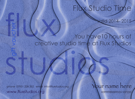 Why not purchase a Flux studio time voucher to treat friend or colleague to an unforgettable experience