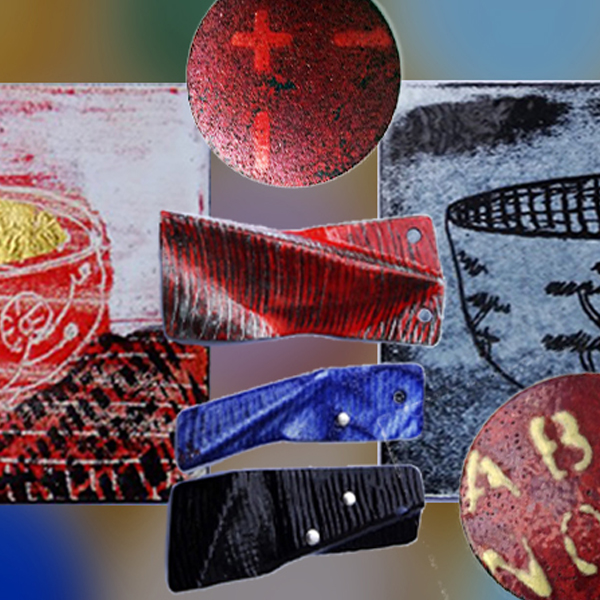 experimental enamelling course - examples of enamels on metal