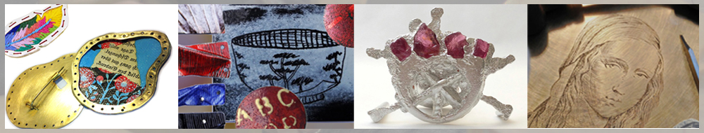 Spring 2017 short courses at Flux. engraving, enamelling, casting, cold connections.