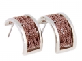 Julia Toledo brown earrings