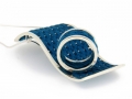Julia Toledo blue pendant and ring