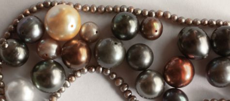 Baroque Pearls, Keshi Pearls, Round/Oval Pearls, Dyed Pearls.