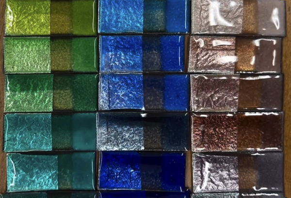 Learn how to control the outcome colour of your enamel by changing temperature, metal and firing times